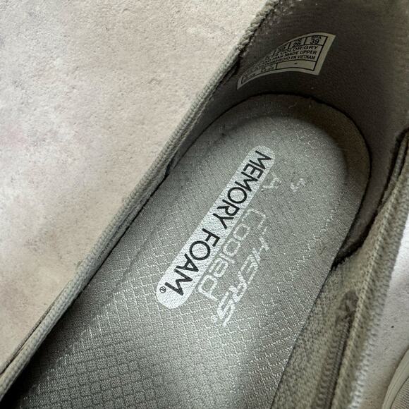 Skechers Shoes Womens 9 Newbury ST Casually Gray Slip On Loafer Cushion Comfort - Picture 10 of 12
